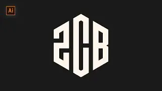 How to Make Creative SCB logo in Illustrator | #logodesignprocess |  @logoandmarks ​