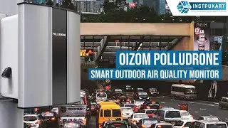 Outdoor Air Quality Monitor | Oizom Polludrone Series | 100% Solar Powered |  Retrofit Design