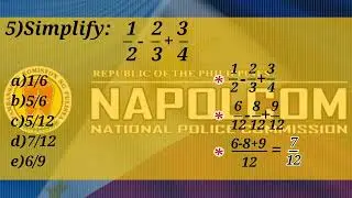 Napolcom Reviewer 2022- Quantitative Reasoning