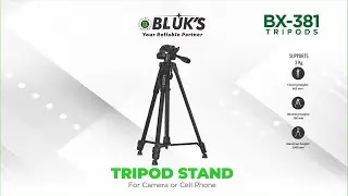 BLUK'S BX-381 Extra Long CamCorder TriPod Stand