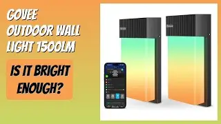 REVIEW (2026): Govee Outdoor Wall Light 1500LM. Features