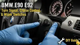 How to Replace BMW E90 E92 Turn Signal, Cruise Control, & Wiper Switches (DIY Guide)