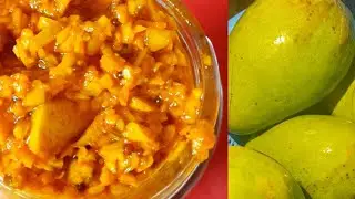MANGO PICKLES (crushed ) کیری کا اچار #mangocrushedpickle #easyrecipe