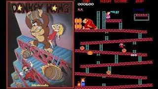 JOGUEI O CLÁSSICO DONKEY KONG ARCADE (1981)... MUITA NOSTALGIA!