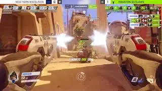 Godlike play by saebyeolbe - New York Excelsior vs Houston Outlaws OWL