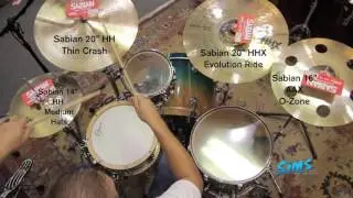 Sims Music Sabian Cymbal Demo