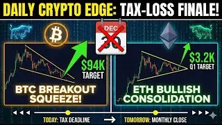 TAX SELLING ENDS TODAY! 🚨 Is Bitcoin About to Blast Past $90k? (Dec 30 Analysis)