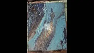 Highlights and close ups from my recent pour paintings! #fluidpour #art #pourpainting