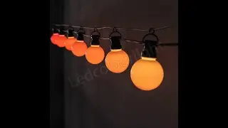 Holiday Garden 80mm Festoon Bulb String Light LED Pixel Bulb Garland Light