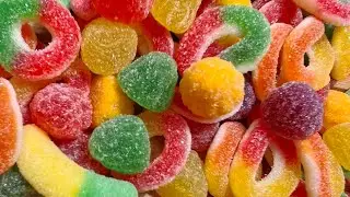 Filling Platter with Sweets🍬ASMR🍭Oddlysatisfying #candy #snacks #sweet 