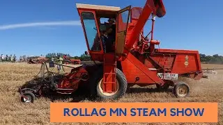 Rollag Minnesota Steam Engine Show | Field Demonstrations - Harvesting and Plowing | Part 3