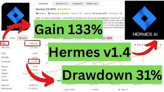 Hermes EA V1.4 | Fast Forex Trading Bot | MT4 Precision Strategy