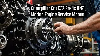 Caterpillar Cat C32 Prefix RNZ Marine Engine Service Manual