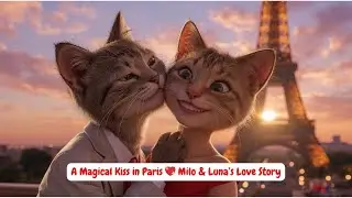 Milo & Luna: A Paris Love Story 🐾 | Romantic Cat Adventure in France