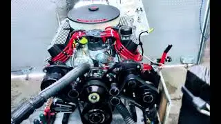 347 Ford /425 HP AFR Heads/Roller cam/ Black Wraptor pulley kit going in 1985 Mustang Gt