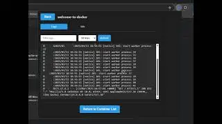 Docker monitoring for Google chrome