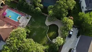 Gulf Breeze, FL Backyard Putting Green Before and After