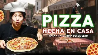 Jamando y cocinando PIZZAS CASERAS desde 0!