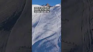 Skiers in Swiss resort honor the victims of the New Year's bar fire