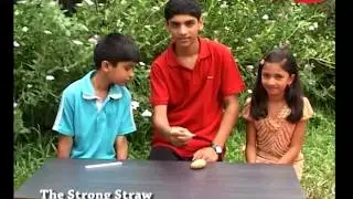 The Strong Straw Experiment | Easy Science Experiments for kids | Science Experiments