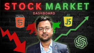 Real Time Stock Market Dashboard 📈 - Html , CSS & JS and Chat - GPT | Shubham Bytes