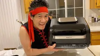 GEEKCHEF - Airocook Smart 7 in 1 Indoor Electric Grill Air Fryer Family Large Capacity!
