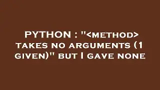 PYTHON : 