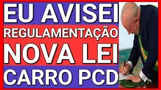 🚨MUDANÇA IMPORTANTE PARA TODOS: REGULAMENTAÇÃO DA NOVA LEI DO CARRO PCD