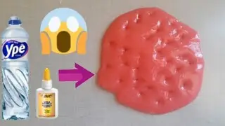 Como fazer slime de detergente e cola