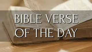 Bible verse of the day from Pastor Greg - John 19.30.mov