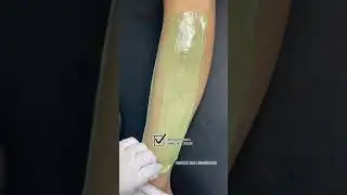 Pressure makes less painful #favirzce #favirzcewax #fyp #waxing #hardwax #waxtips #howtowax