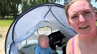 Review of Babymoov Anti UV Blue Waves Tent UPF 50+ Sun Protection with Pop Up System #amazonfinds