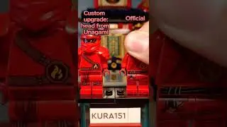 Custom vs Official (part1) Kai from #ninjagodragonsrising #lego #legoninjago #custom #ninjago #kai