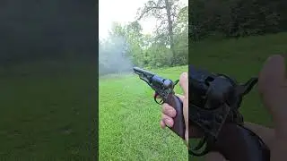 36 Caliber Pietta blackpowder revolver.