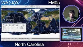 SO-50 Satellite pass Az 320-167 deg. Max Elevation 44 deg.