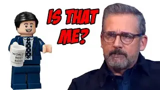 Steve Carell Reacts To The LEGO Office Set!?!?!