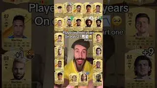 Player in three years on eafc27 part one eafc24 with Ronaldo,Lautaro Martinez and Leao