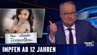 Kinder dürfen jetzt geimpft werden – fehlt bloß noch der Impfstoff! | heute-show vom 28.05.2021