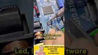 जब नए led tv board में भी पिक्चर ना आए तो क्या करें | led tv repairing course #shortvideo #viral