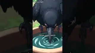 The Crow's Ingenuity #shortsvideo #animated