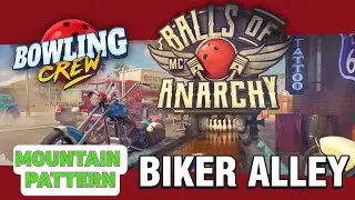 Balls of Anarchy Mountain Pattern Bowling crew