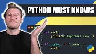 Why YOU should use if __name__ == 