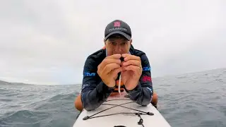 How to fix a broken kayak rudder cable and get back to the beach