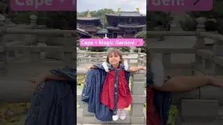 Martina&rsquo;s magical Nan Lian Garden adventure&mdash;caped explorer! 🌸🧚 #HKGarden #toddlerlife #viral