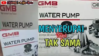 Water pump GMB, ada kembarannya yang menyerupai ory. #waterpump #gmb