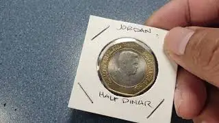 7 sided Bimettalic Coin Jordan Half Dinar Coin Value #numismatics #coinscollection #coin