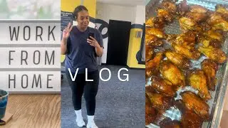 VLOG:Reality of WFH, Thoughts on Pop the balloon, Cooking Tia Kemp Wings, Gym.