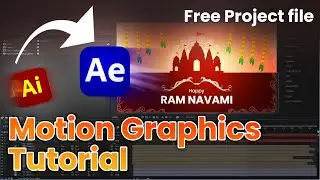 Ram Navami Motion Graphics Tutorial || After effects || Telugu || Motion Graphics