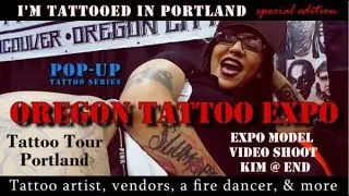 The 2019 Oregon Tattoo Expo In Portland. Footage of tattoo artist, vendors, and more.