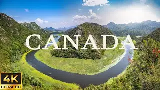 Winter Canada in 4K🌿Calm piano music with the most beautiful clips of wonderful nature
